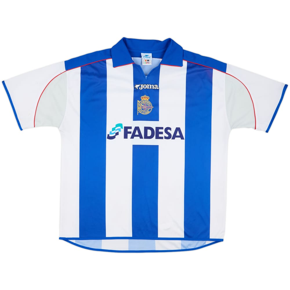 2001-02 Deportivo de La Coruna Home Shirt - 5/10 - (XL)