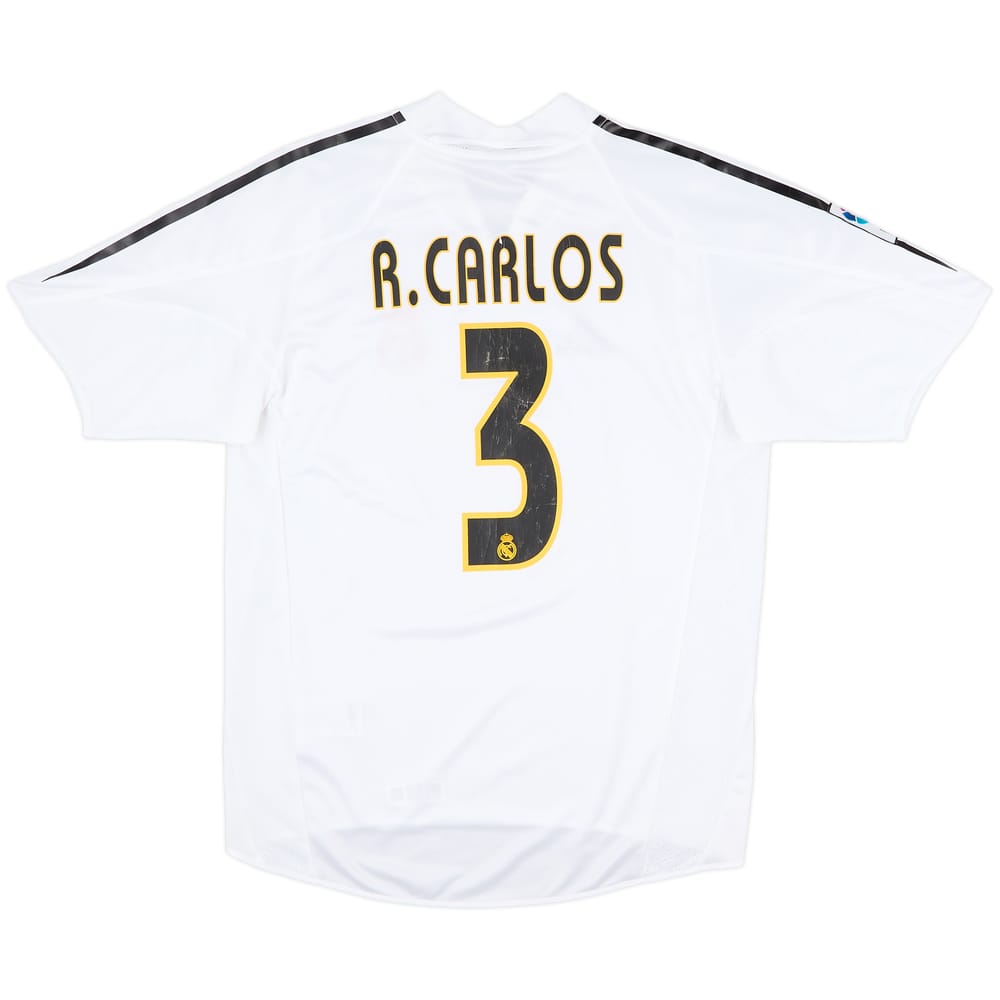 2004-05 Real Madrid Home Shirt R. Carlos #3 - 5/10 - (S)