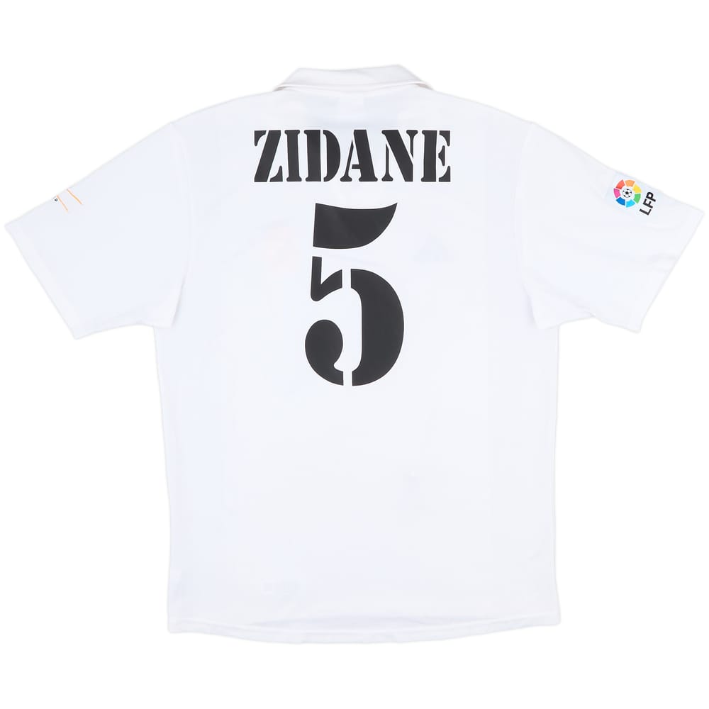 2002-03 Real Madrid Centenary Home Shirt Zidane #5 - 7/10 - (M)
