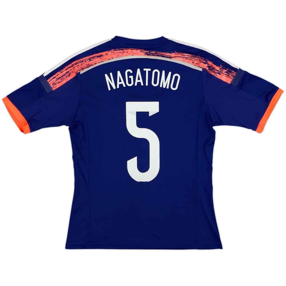 2013-15 Japan Home Shirt Nagatomo #5 - 7/10 - (S)