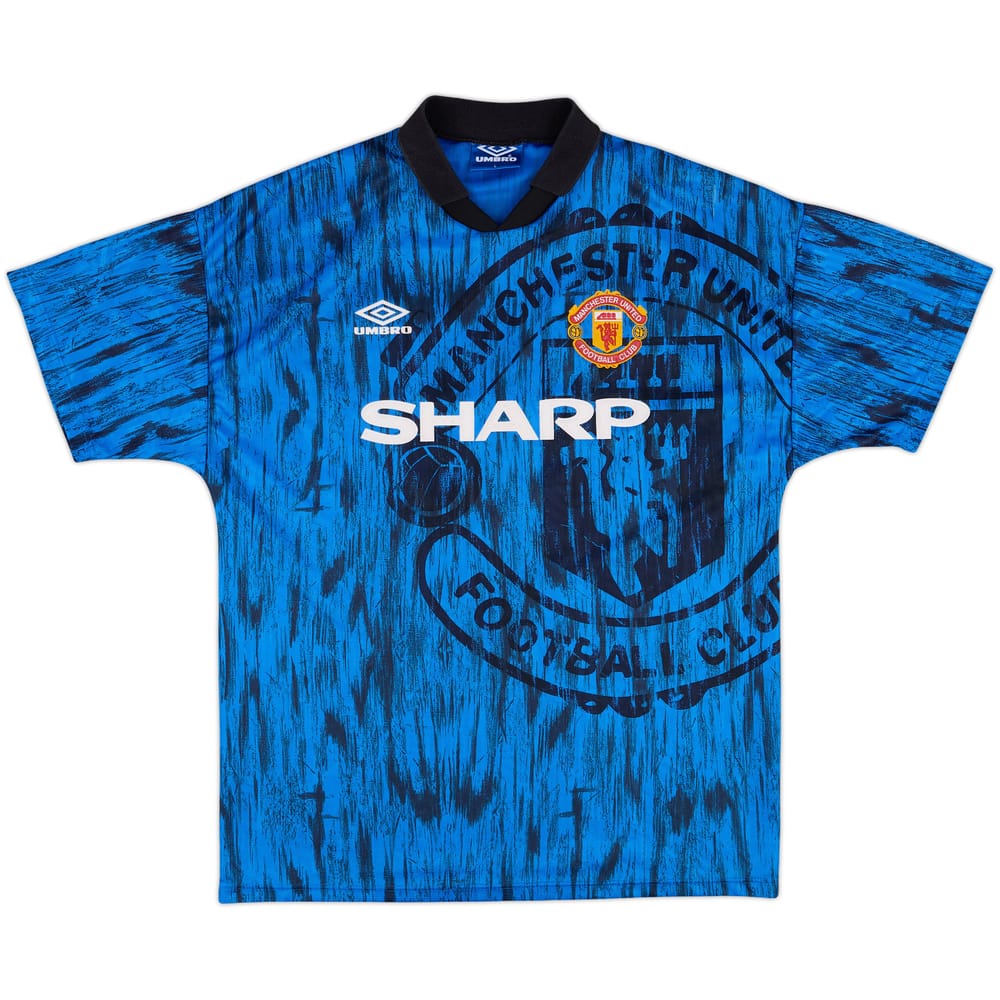 1992-93 Manchester United Away Shirt - 9/10 - (L)