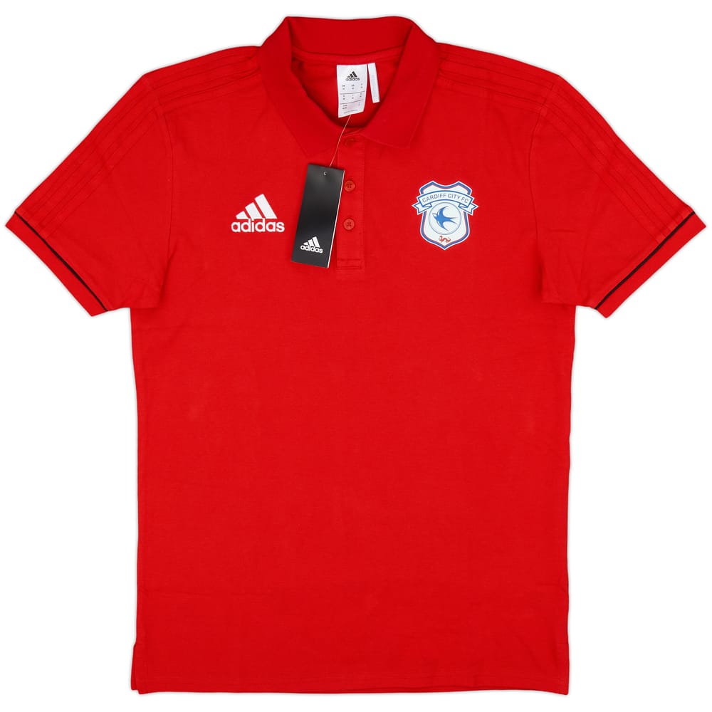 2017-18 Cardiff adidas Polo Shirt (M)
