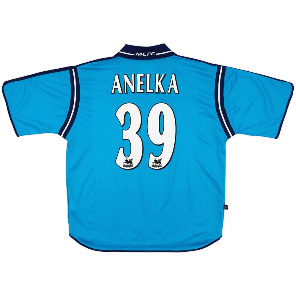 2002-03 Manchester City Home Shirt Anelka #39 - 8/10 - (L)
