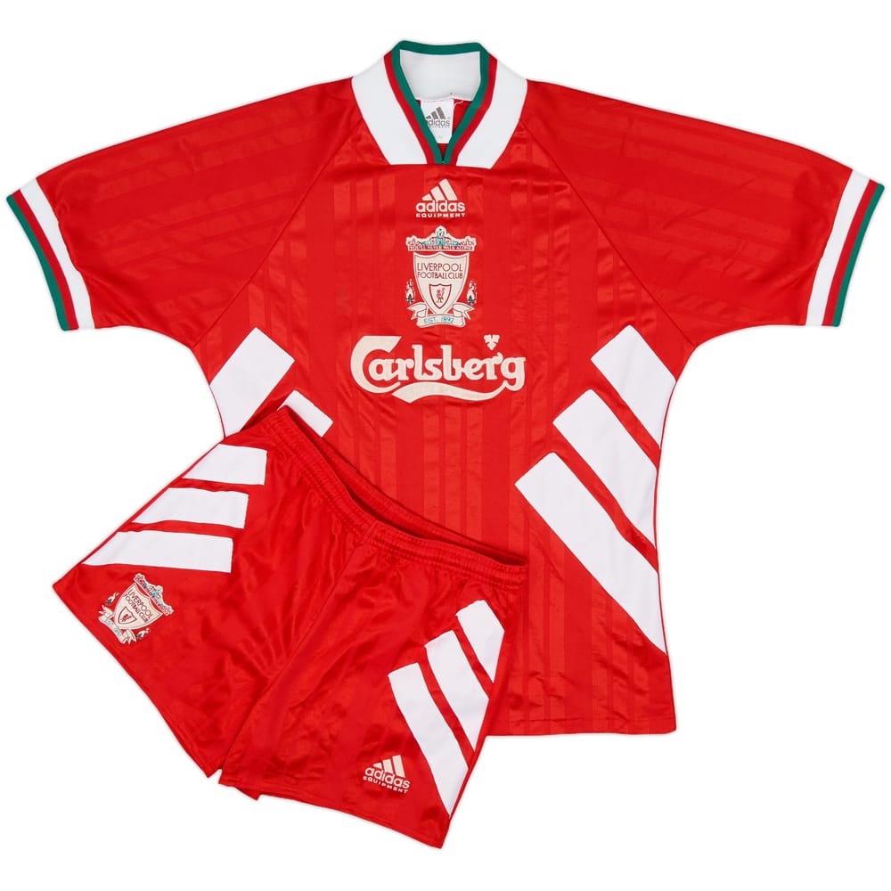 1993-95 Liverpool Home Shirt & Shorts - 8/10 - (S)