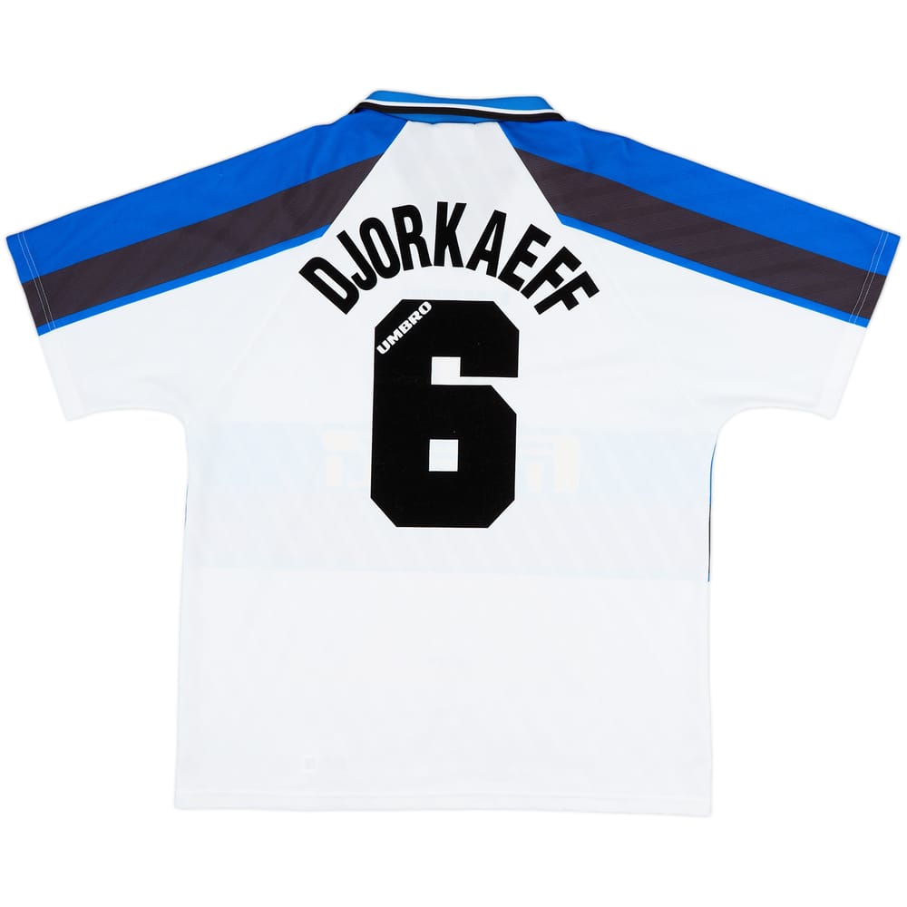 1996-97 Inter Milan Away Shirt Djorkaeff #6 - 9/10 - (XL)