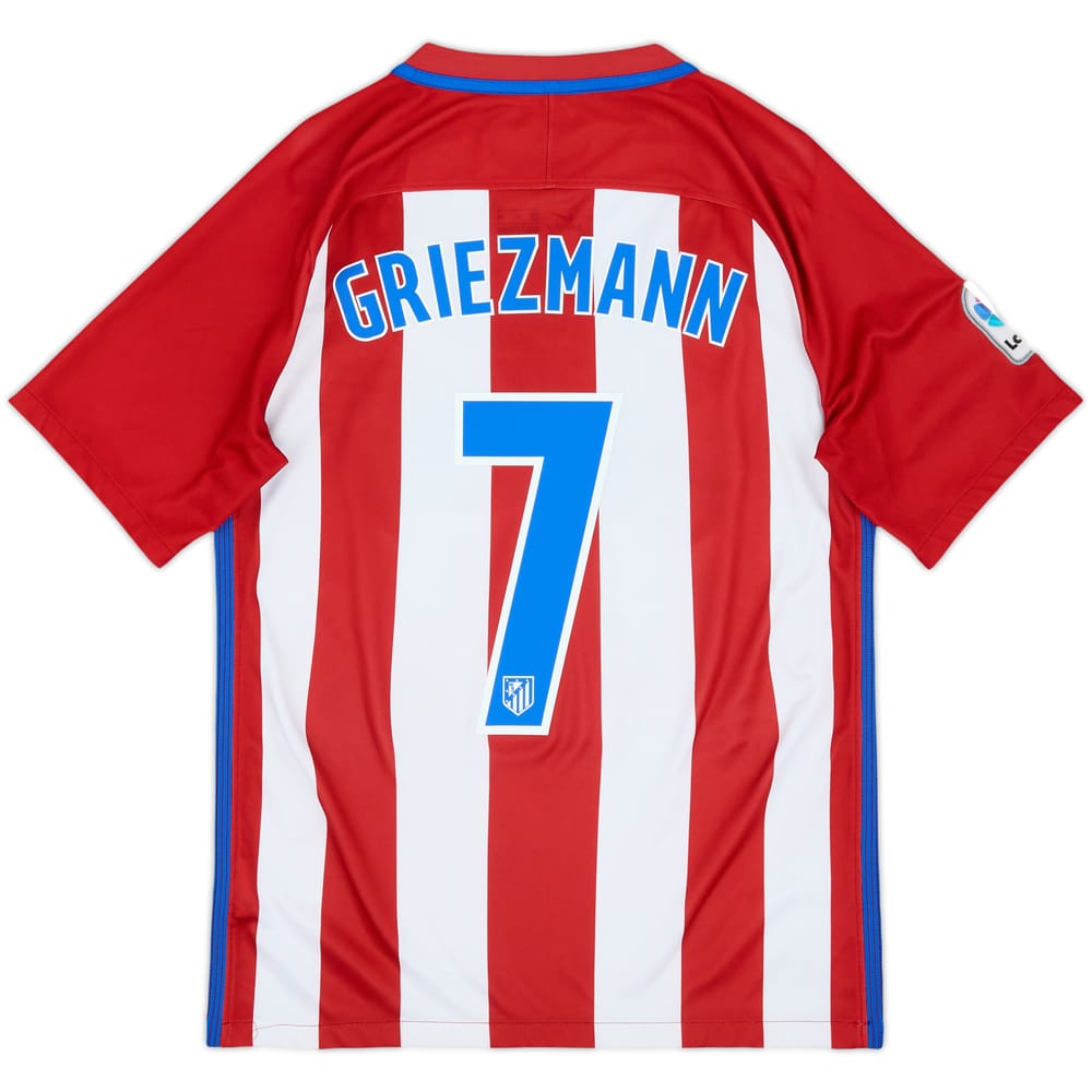 2016-17 Atletico Madrid Home Shirt Griezmann #7 - 9/10 - (S)