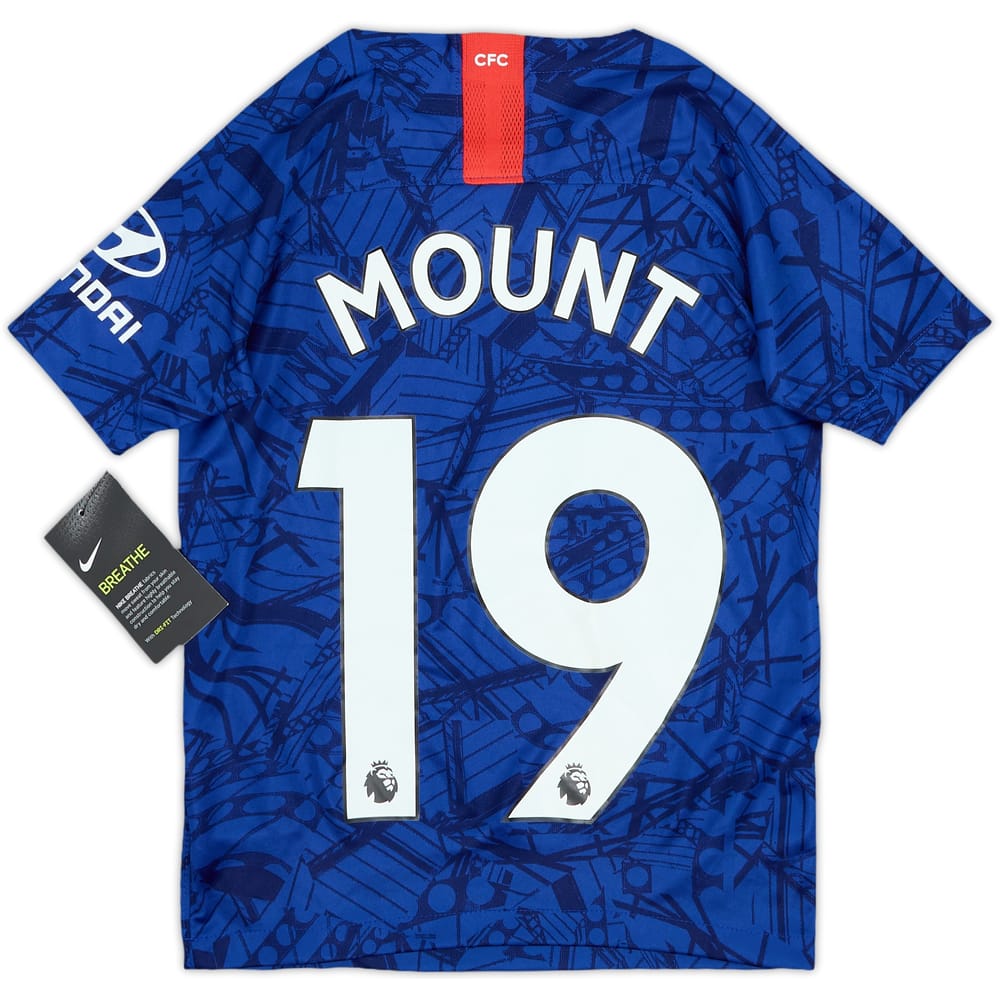 2019-20 Chelsea Home Shirt Mount #19 (6-8 Years)