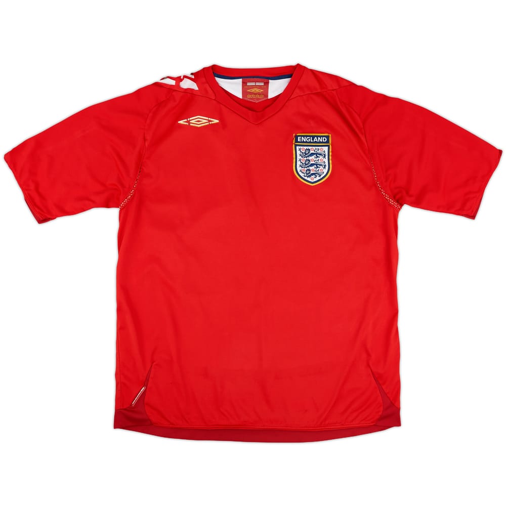 2006-08 England Away Shirt - 5/10 - (XL)