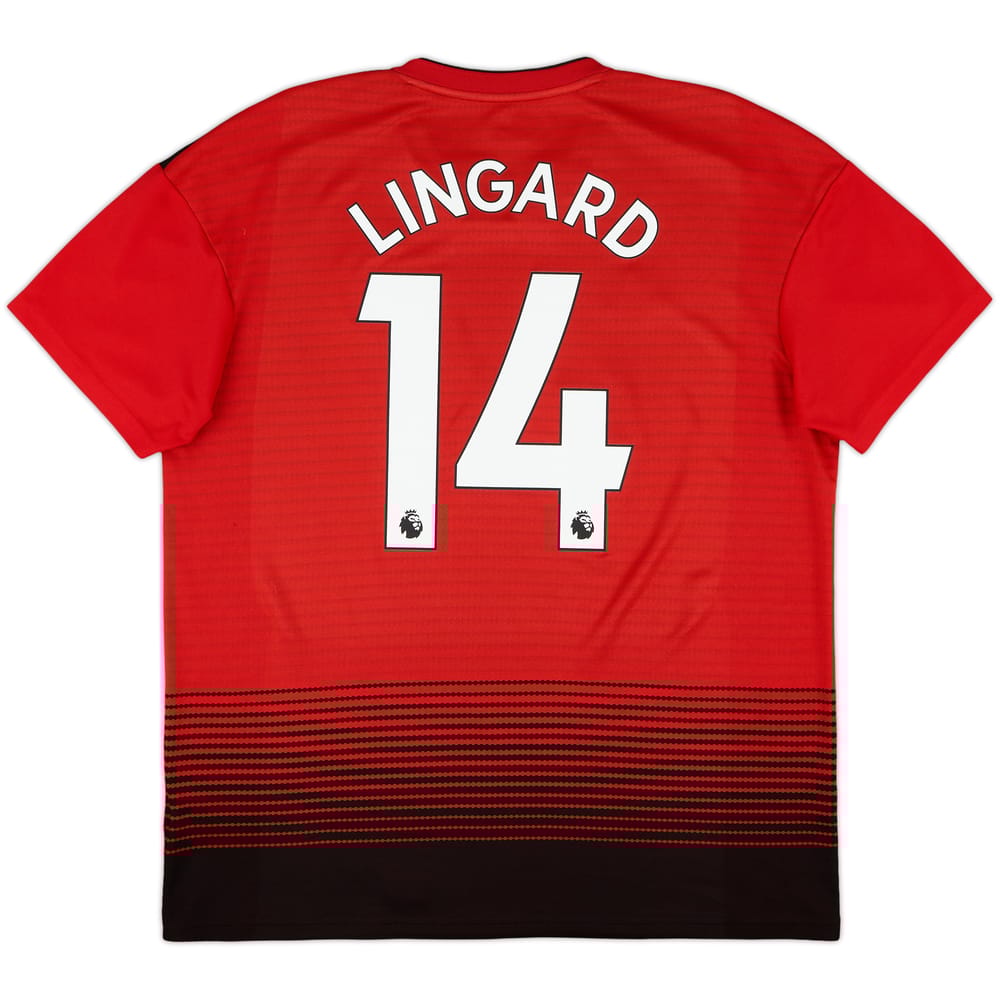 2018-19 Manchester United Home Shirt Lingard #14 - 8/10 - (L)