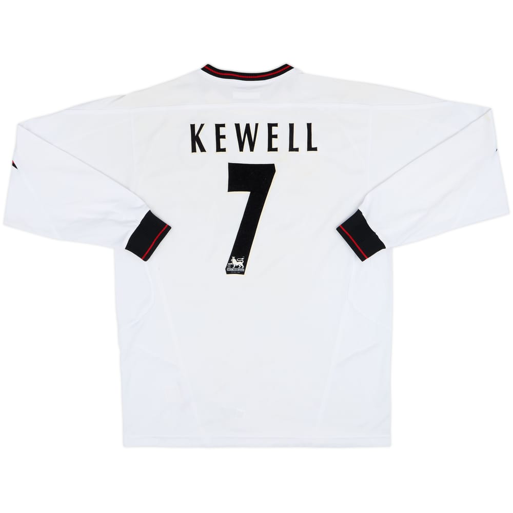 2003-04 Liverpool Away L/S Shirt Kewell #7 - 7/10 - (M)