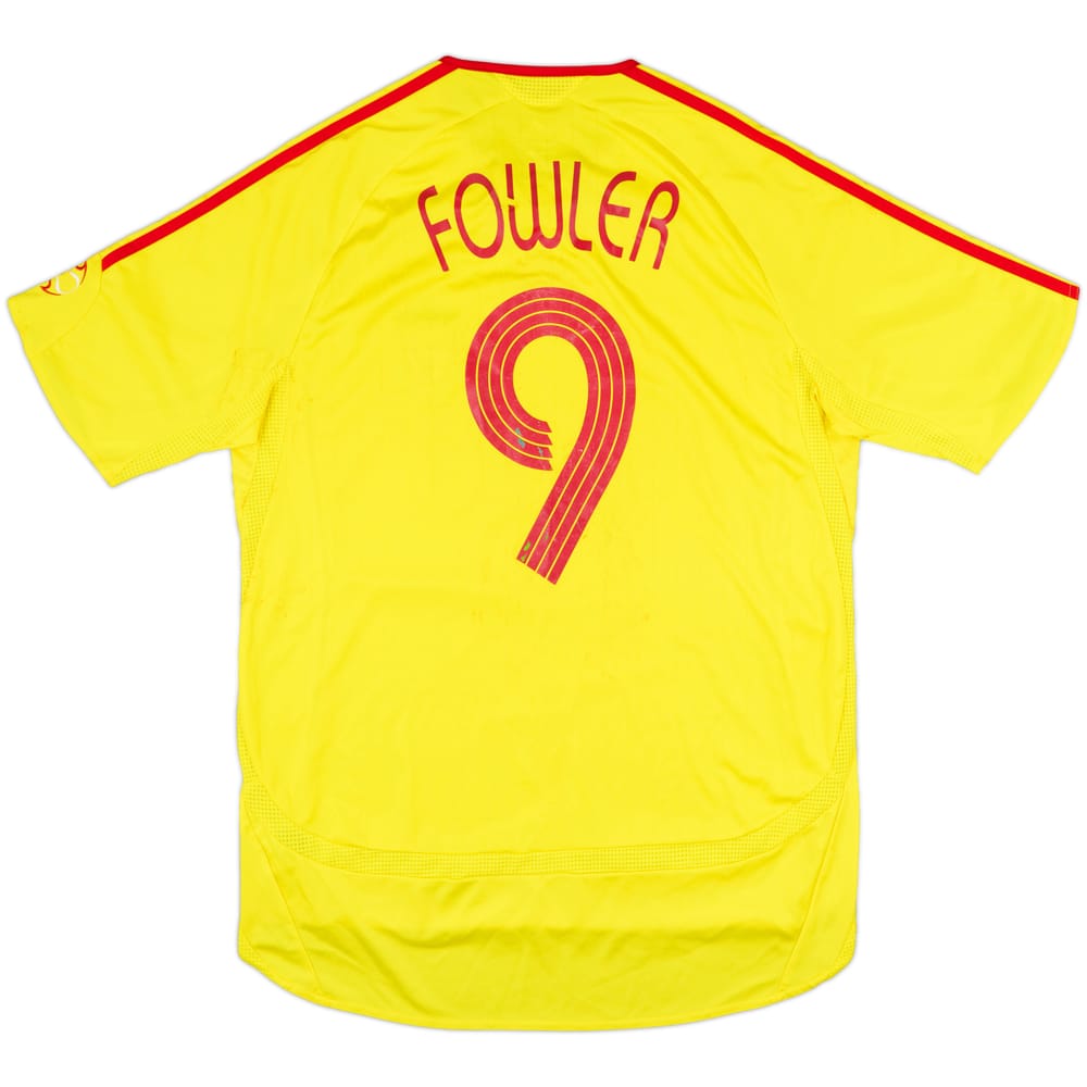 2006-07 Liverpool Away Shirt Fowler #9 - 5/10 - (M)