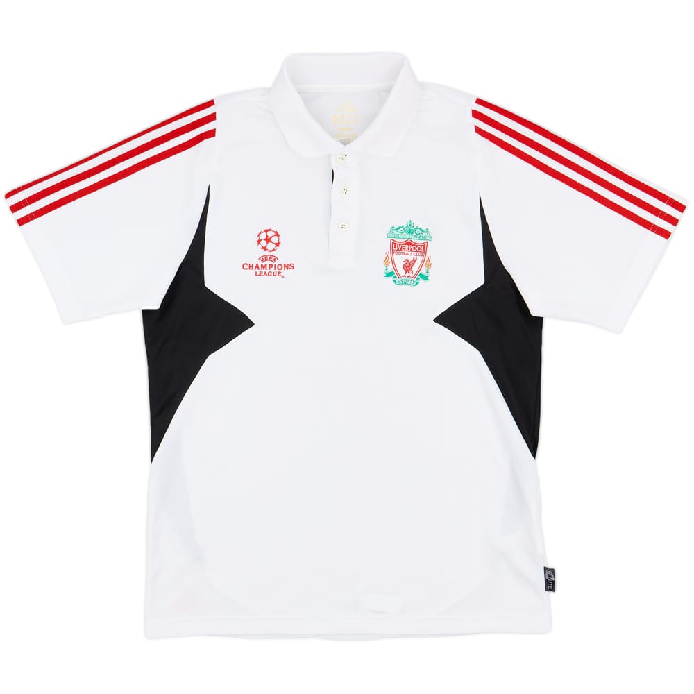 2007-08 Liverpool CL adidas Polo Shirt - 9/10 - (M)
