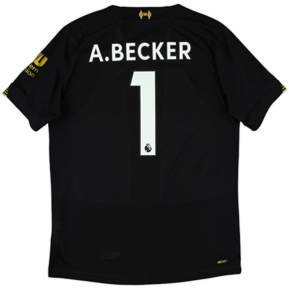 2019-20 Liverpool GK S/S Shirt A.Becker #1 - 7/10 - (M)