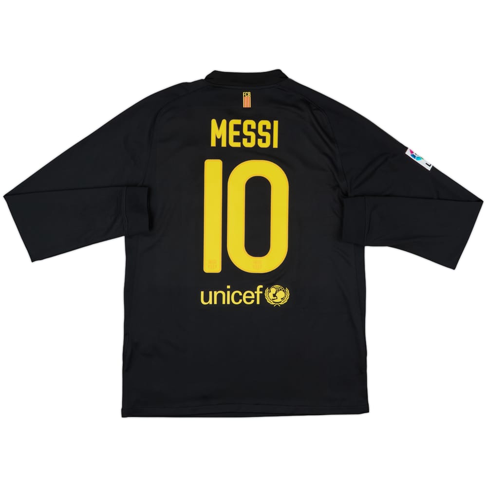 2011-12 Barcelona Away L/S Shirt Messi #10 - 10/10 - (L)