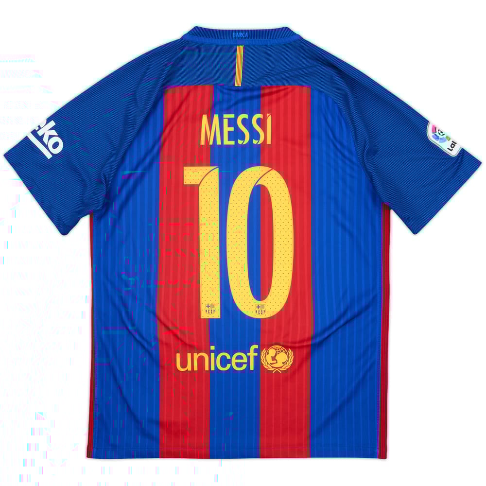 2016-17 Barcelona Home Shirt Messi #10 - 8/10 - (M)