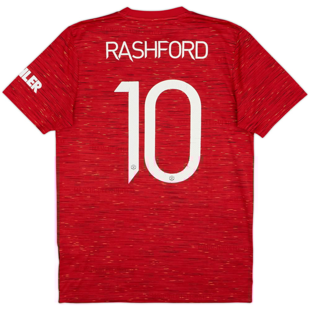 2020-21 Manchester United Home Shirt Rashford #10 - 7/10 - (M)