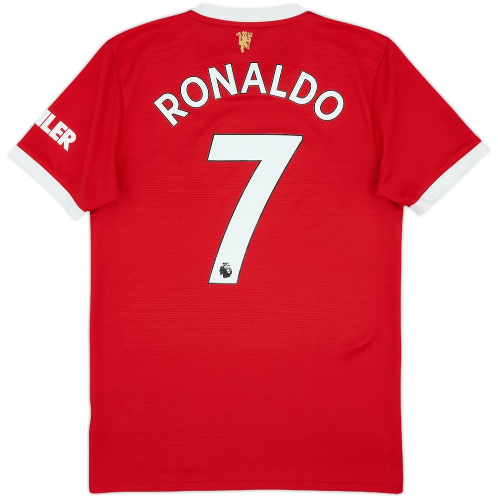 2021-22 Manchester United Home Shirt Ronaldo #7 - 9/10 - (S)
