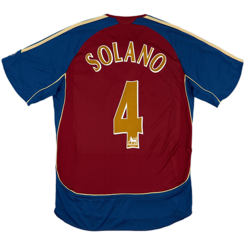 2006-07 Newcastle Away Shirt Solano #4 - 7/10 - (M)