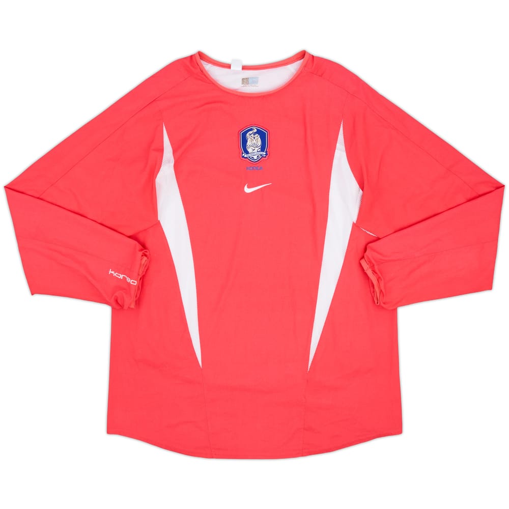 2002-03 South Korea Nike Player Issue Training L/S Shirt - 8/10 - (L)