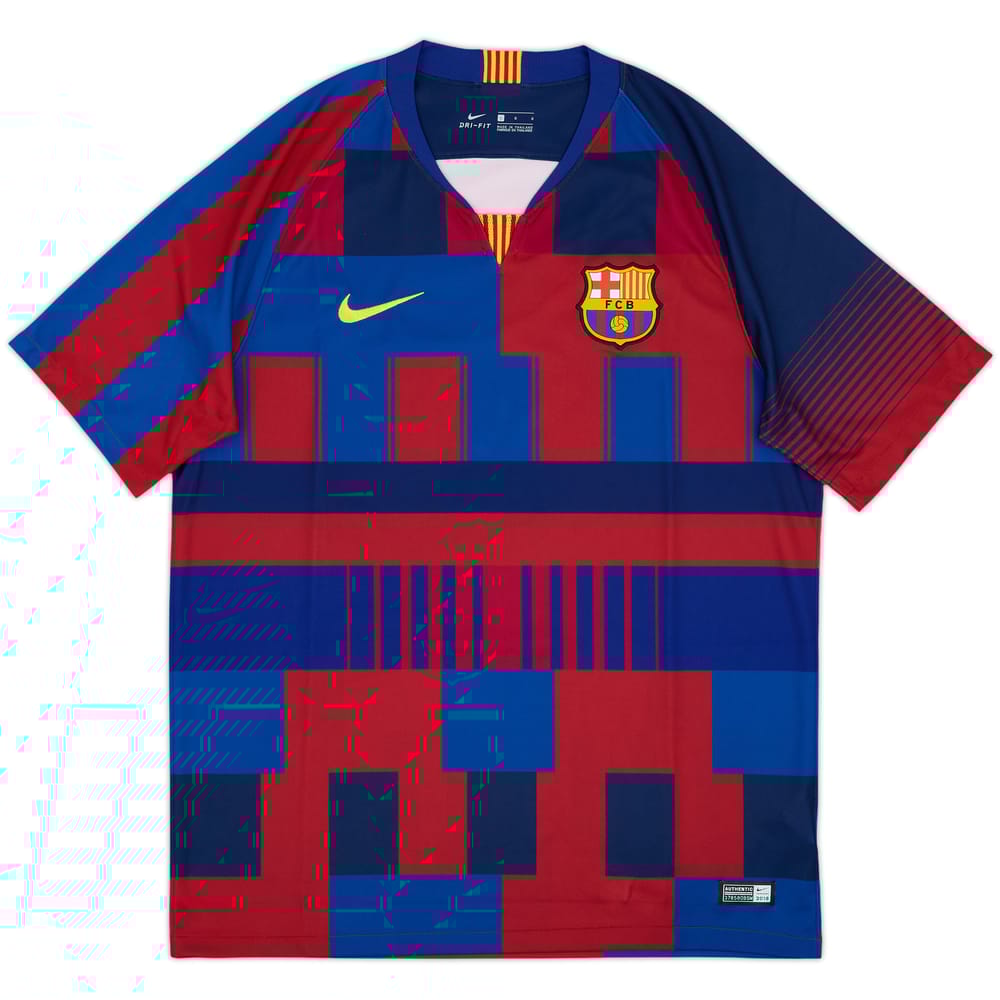 2018-19 Barcelona Nike Mash Up Training Shirt - 10/10 - (L)
