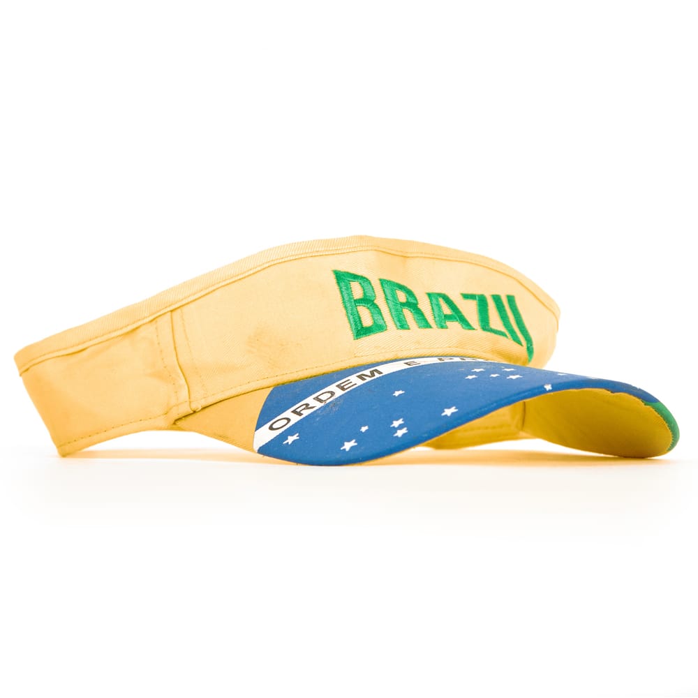 1990s Brazil Visor Cap - 8/10 - (Adults)