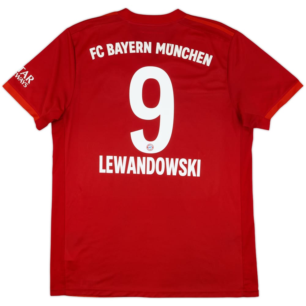 2019-20 Bayern Munich Home Shirt Lewandowski #9 - 6/10 - (L)