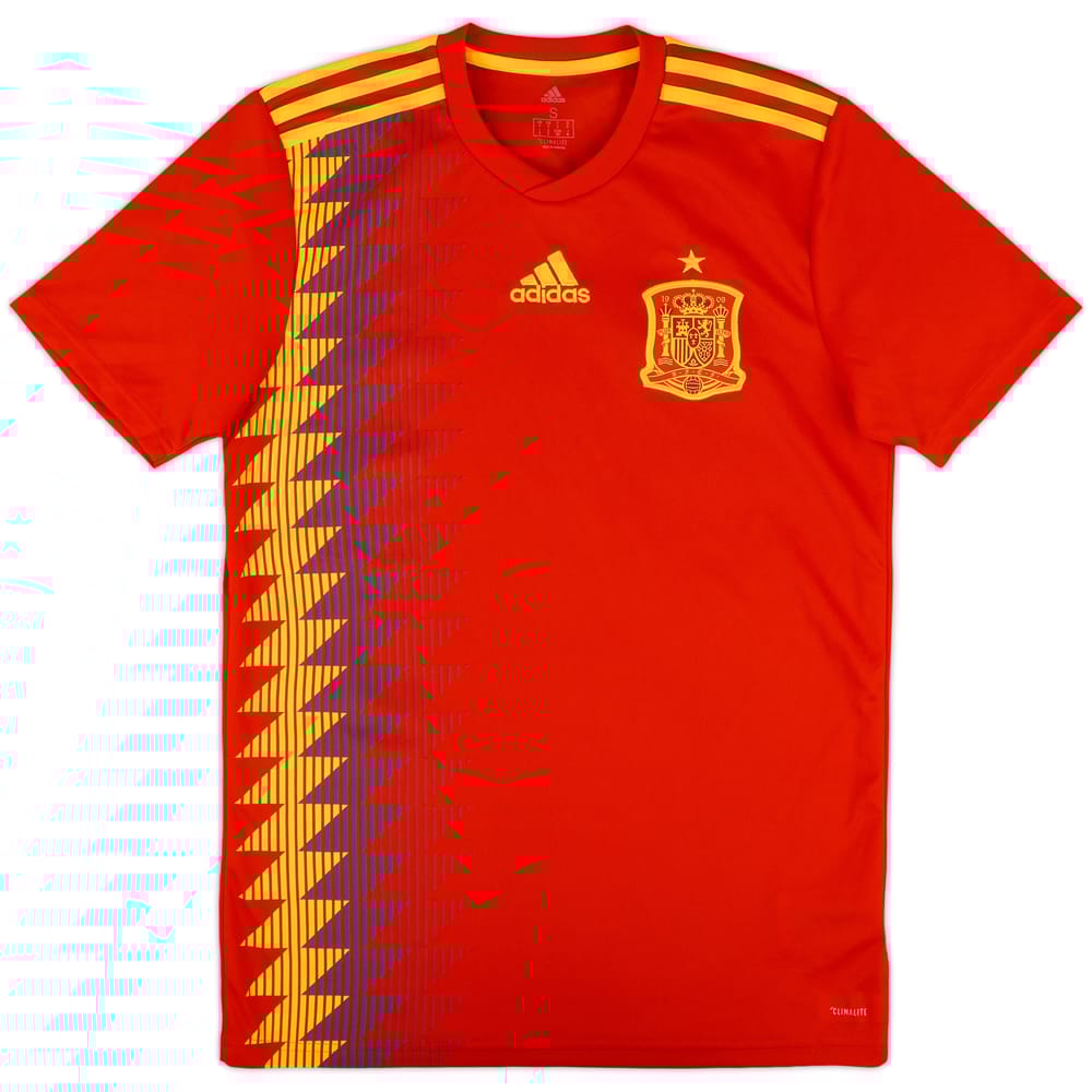 2018-19 Spain Home Shirt - 10/10 - (S)