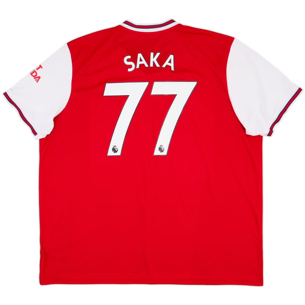 2019-20 Arsenal Home Shirt Saka #77 - 8/10 - (3XL)
