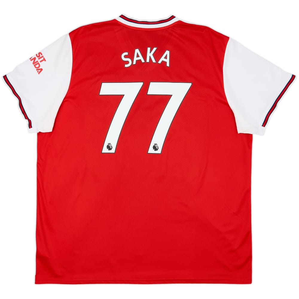 2019-20 Arsenal Home Shirt Saka #77 - 8/10 - (3XL)