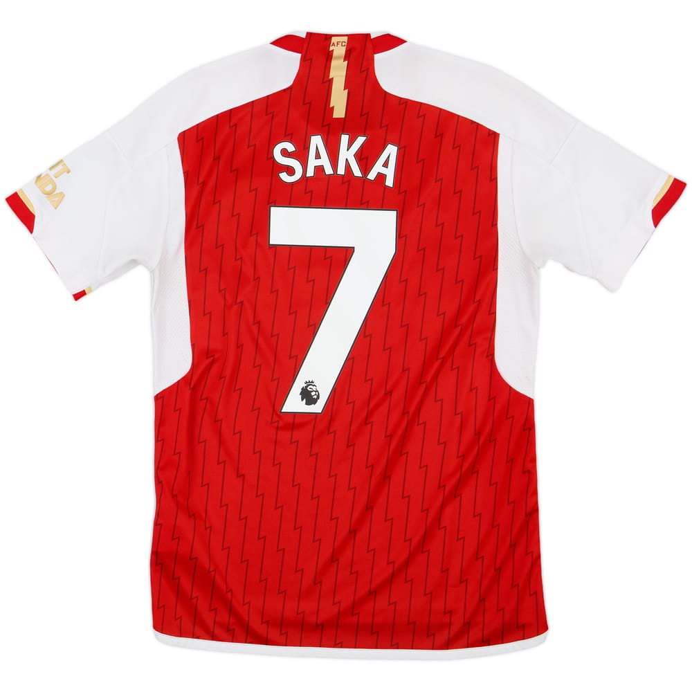 2023-24 Arsenal Home Shirt Saka #7 - 6/10 - (M)