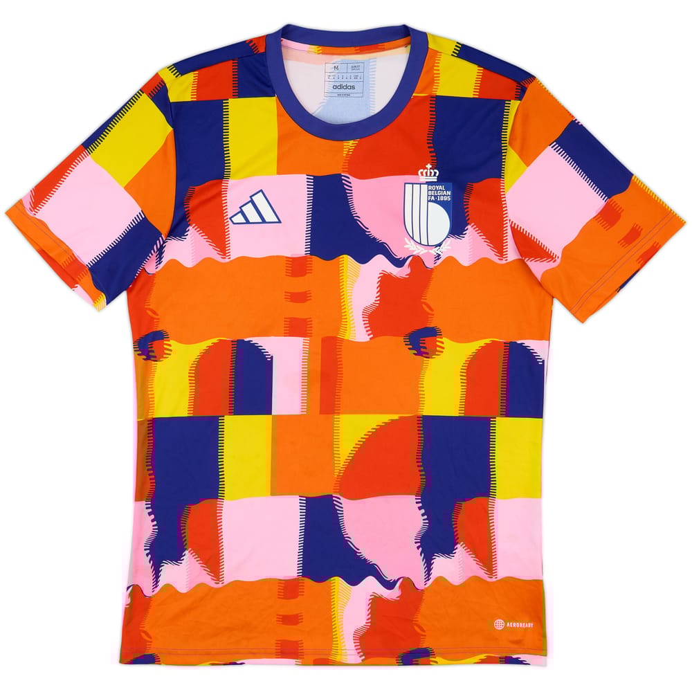 2022-24 Belgium Pre-Match Training Shirt - 8/10 - (M)