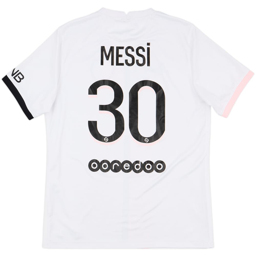 2021-22 Paris Saint-Germain Away Shirt Messi #30 - 6/10 - (L)