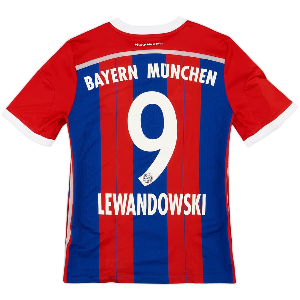 2014-15 Bayern Munich Home Shirt Lewandowski #9 - 6/10 - (L.Boys)