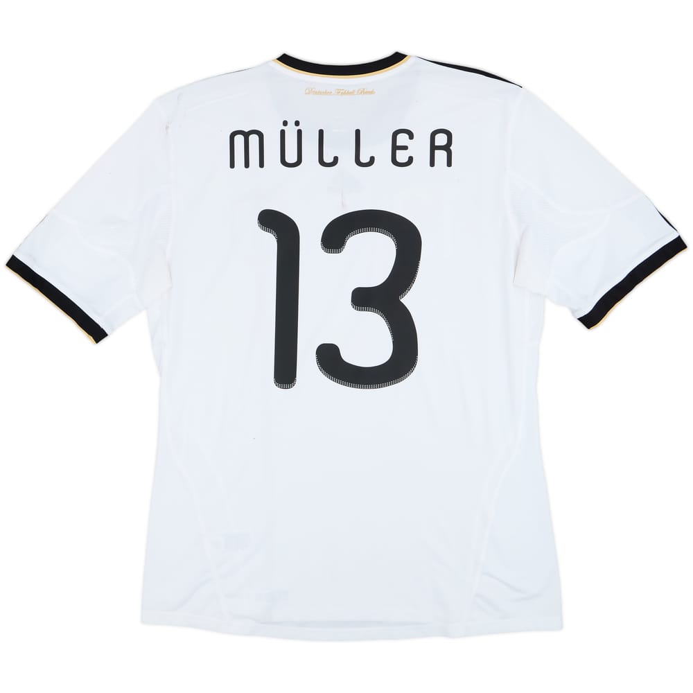 2010-11 Germany Home Shirt Muller #13 - 7/10 - (XL)