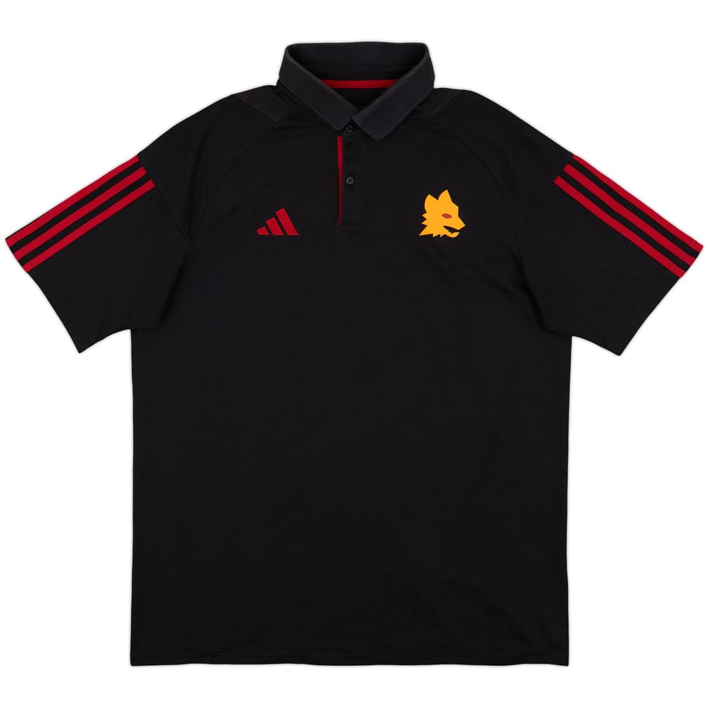 2023-24 Roma adidas Polo Shirt - 9/10 - (L)