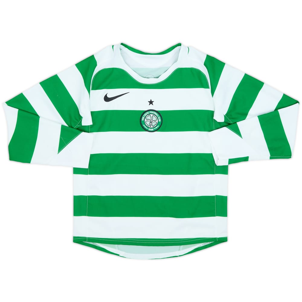 2005-07 Celtic Home Shirt - 8/10 - (6-7 Years)