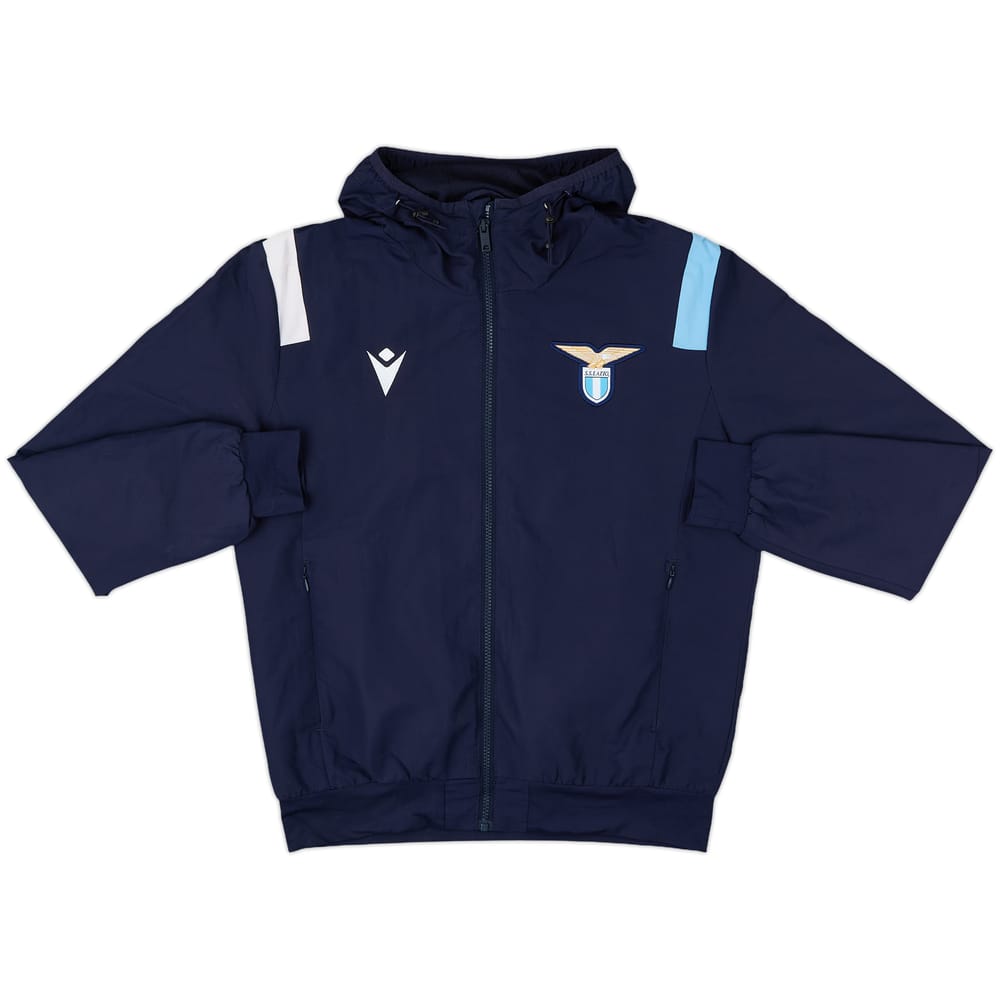 2020-21 Lazio Macron Hooded Track Jacket - 8/10 - (S)