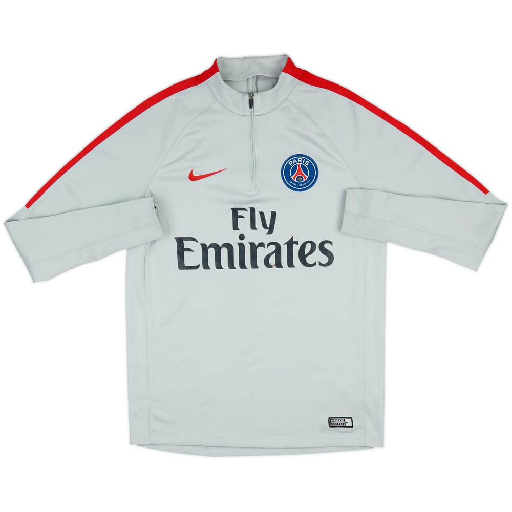 2017-18 Paris Saint-Germain Nike 1/4 Zip Drill Top - 6/10 - (M)