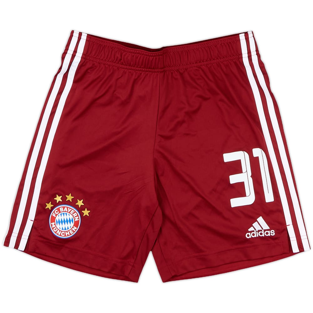2021-22 Bayern Munich Player Issue Home Shorts #31 - 10/10 - (M)