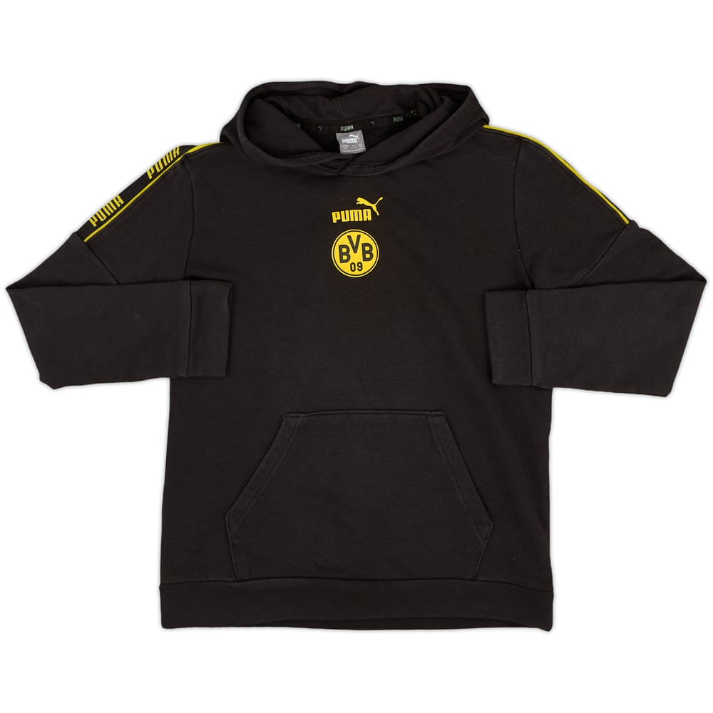 2020-21 Borussia Dortmund Puma Culture Hooded Top - 9/10 - (M.Boys)