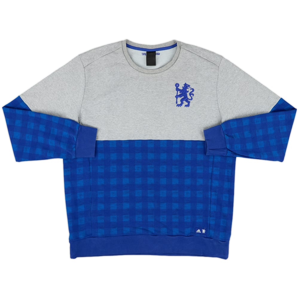 2016-17 Chelsea adidas Sweat Top - 8/10 - (XL)