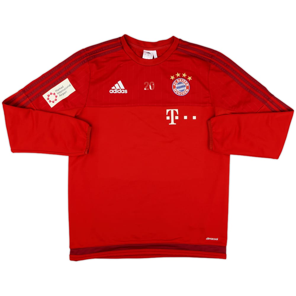 2015-16 Bayern Munich Player Issue adidas Sweat Top #20 - 5/10 - (M)