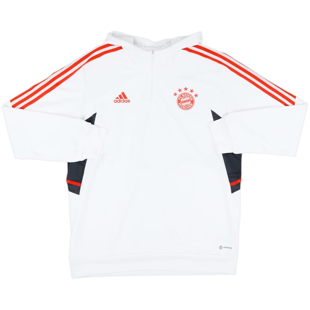2022-23 Bayern Munich adidas 1/4 Zip Training Top - 8/10 - (XL)