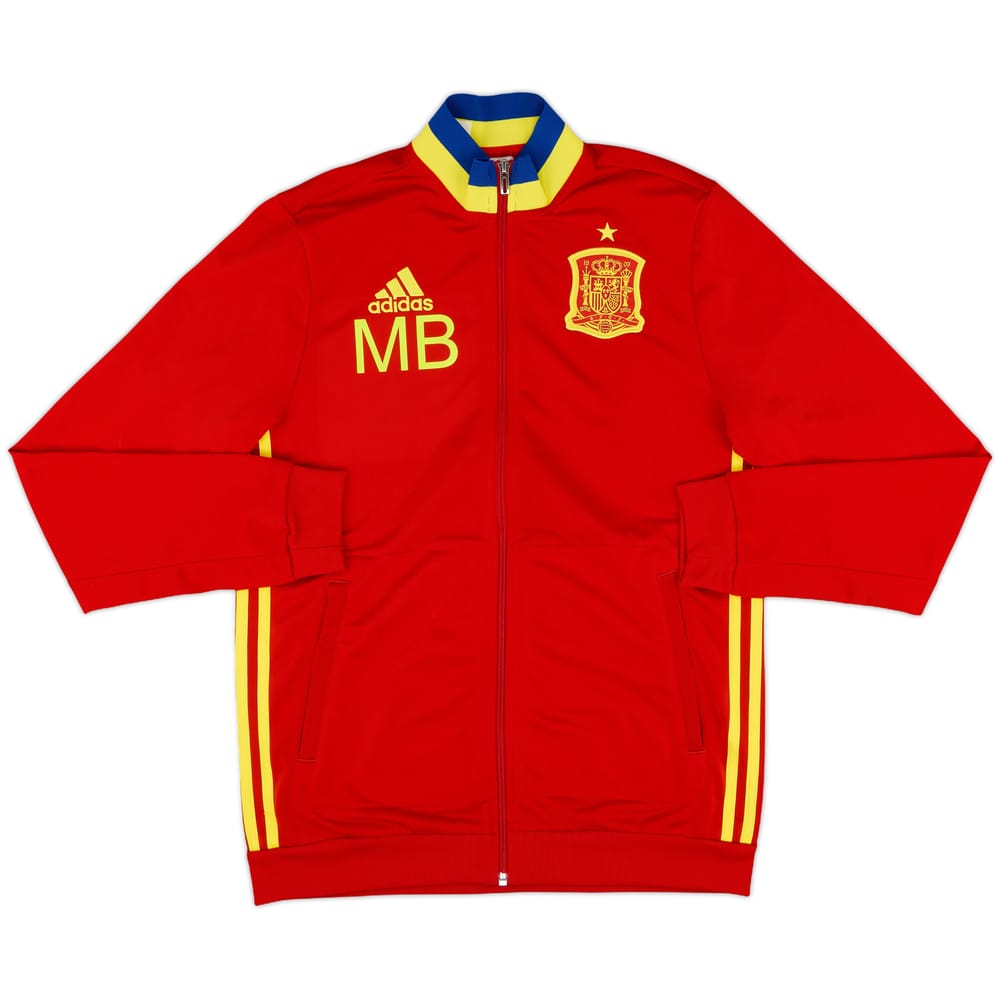 2016-17 Spain adidas Track Jacket MB - 8/10 - (L.Boys)