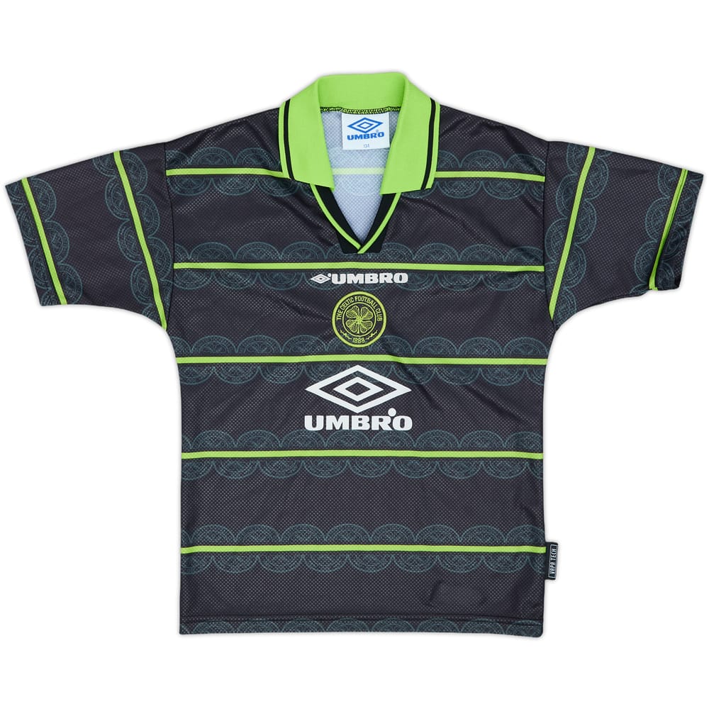 1998-99 Celtic Away Shirt - 8/10 - (8-9 Years)