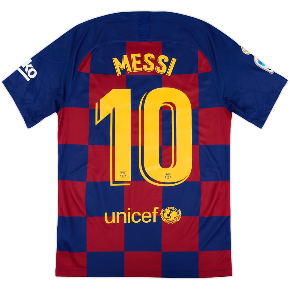 2019-20 Barcelona Home Shirt Messi #10 - 9/10 - (S)