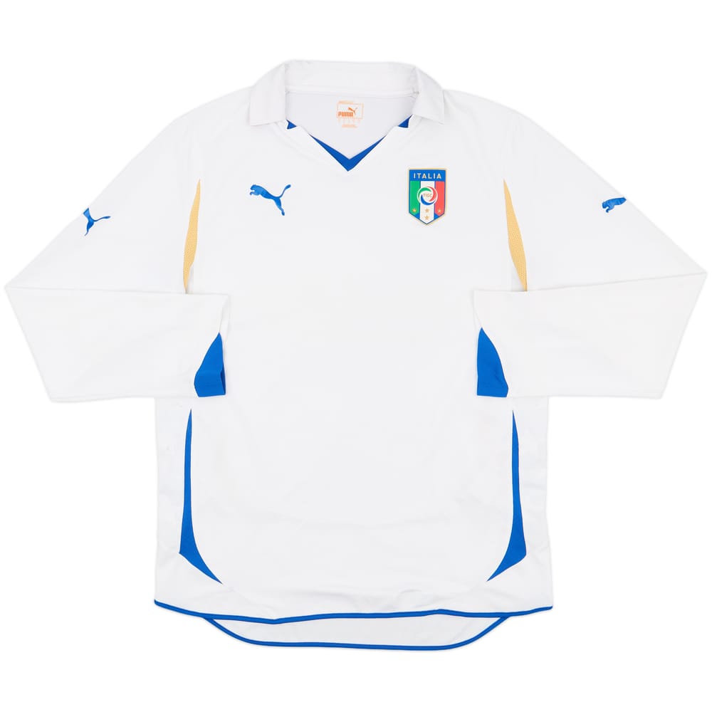 2010-12 Italy Away L/S Shirt - 9/10 - (L)