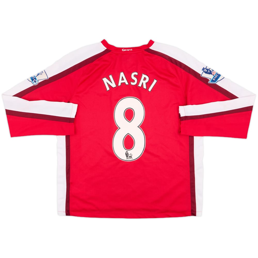 2008-10 Arsenal Home L/S Shirt Nasri #8 - 7/10 - (M)