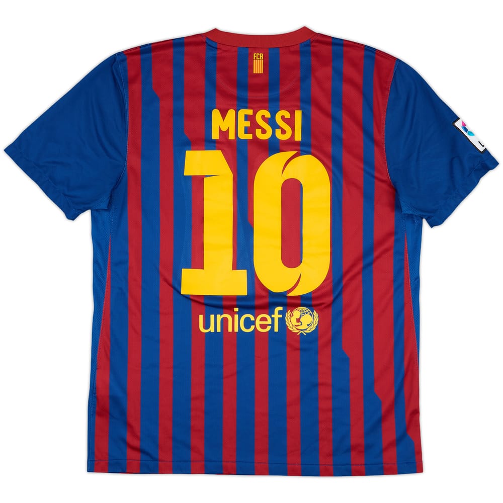 2011-12 Barcelona Home Shirt Messi #10 - 8/10 - (L)
