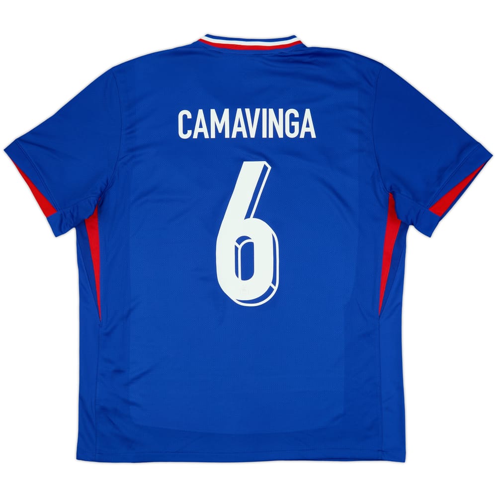 2024-25 France Home Shirt Camavinga #6 - 8/10 - (XL)